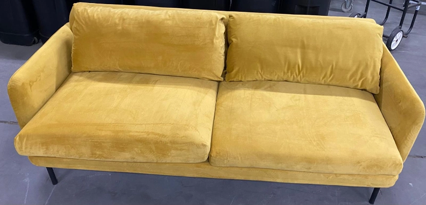 Sofa after cleaning Sofa after cleaning